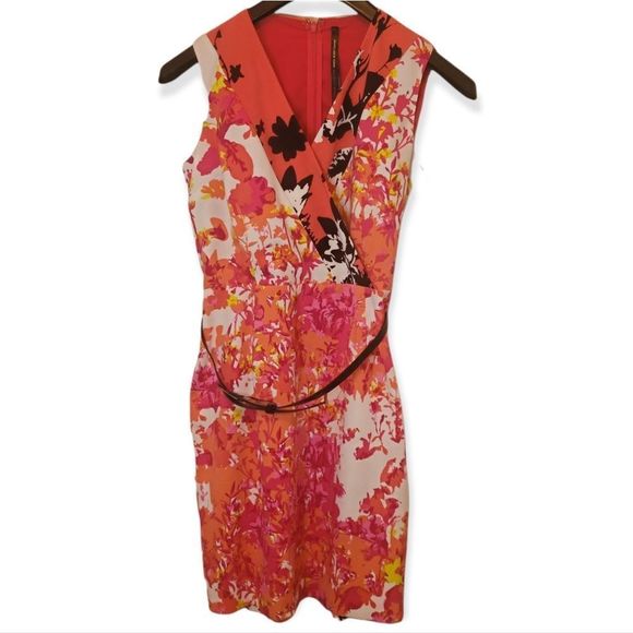 Marc New York Women's Sleeveless Dress with Floral Print Size 10 - Picture 1 of 5